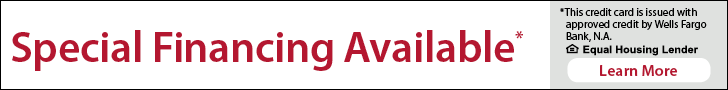 Special Financing Available (Wells Fargo)